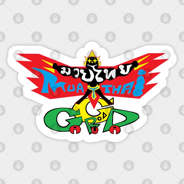 TABCxon #036 Muaythai God Garuda Sticker by TABCXON